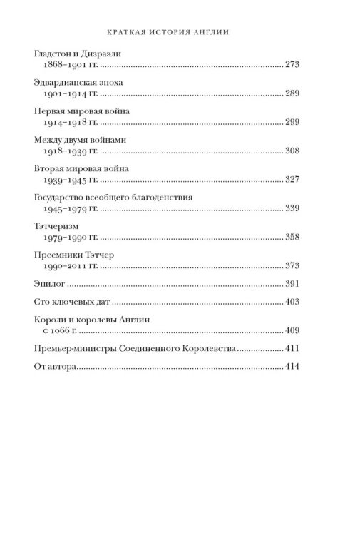 Краткая история Англии