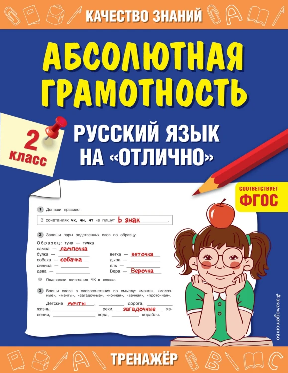 Абсолютная грамотность. Русский язык на «отлично». 2 класс