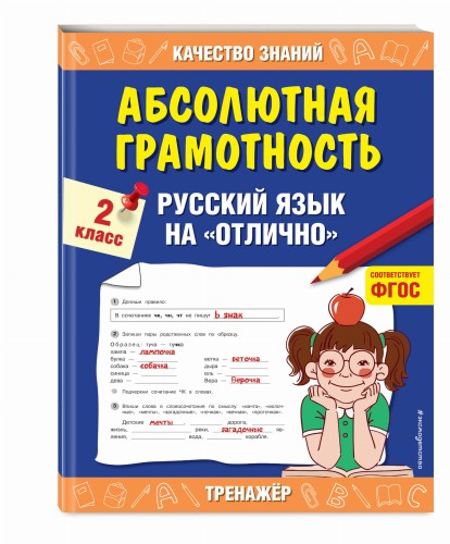 Абсолютная грамотность. Русский язык на «отлично». 2 класс