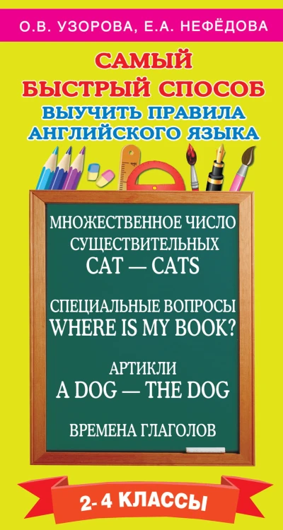 Самый быстрый способ выучить правила английского языка. 2-4 классы