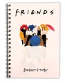 Friends. Блокнот в точку (bullet journal, 162x210мм, твердая обложка, пружина, бумага 120 стр.)