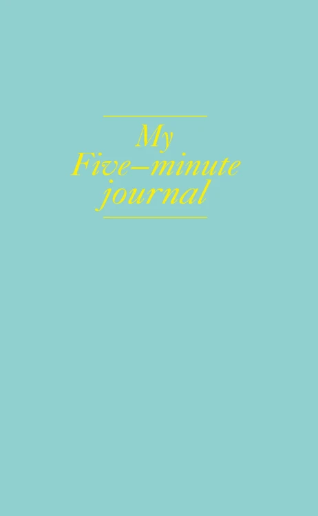 My 5 minute journal. Дневник, меняющий жизнь (твёрдая обложка, кремовая бумага, ляссе, мятная)