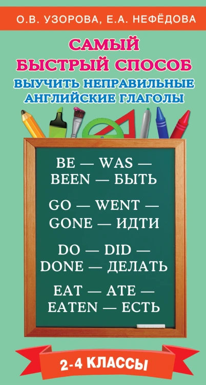 Самый быстрый способ выучить неправильные английские глаголы