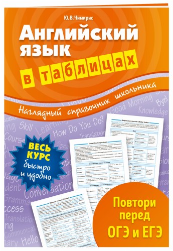 Английский язык в таблицах
