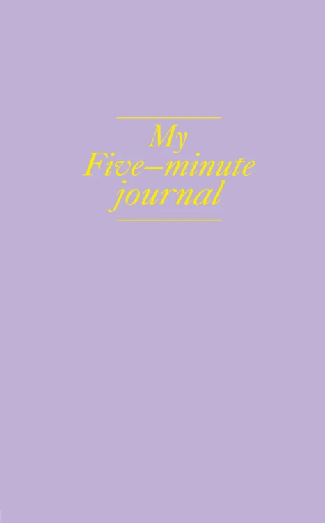 My 5 minute journal. Дневник, меняющий жизнь (твёрдая обложка, кремовая бумага, ляссе, лавандовая)